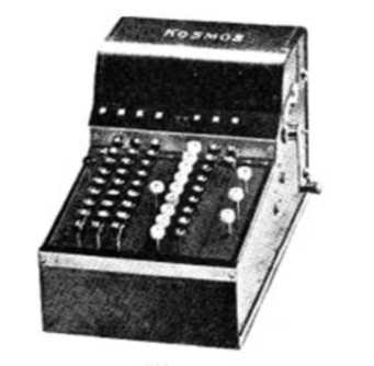 British Calculators Ltd. Kosmos Mechanical Calculator Cosmos