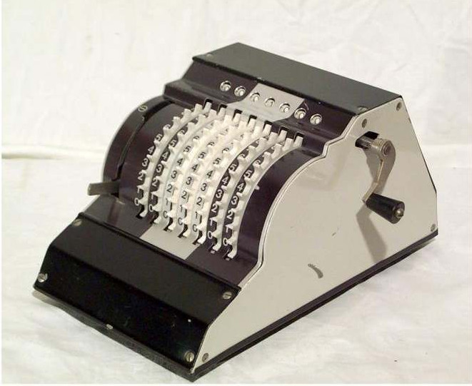 Vintage Antique KOMET SK Calculator Machine German Adding Machine  Mechanical